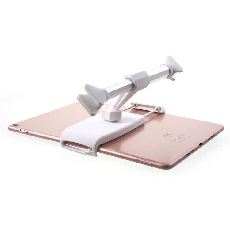360-degree Rotatable Car Back Seats Pillow Bracket for Smartphones and Tablets - White-6