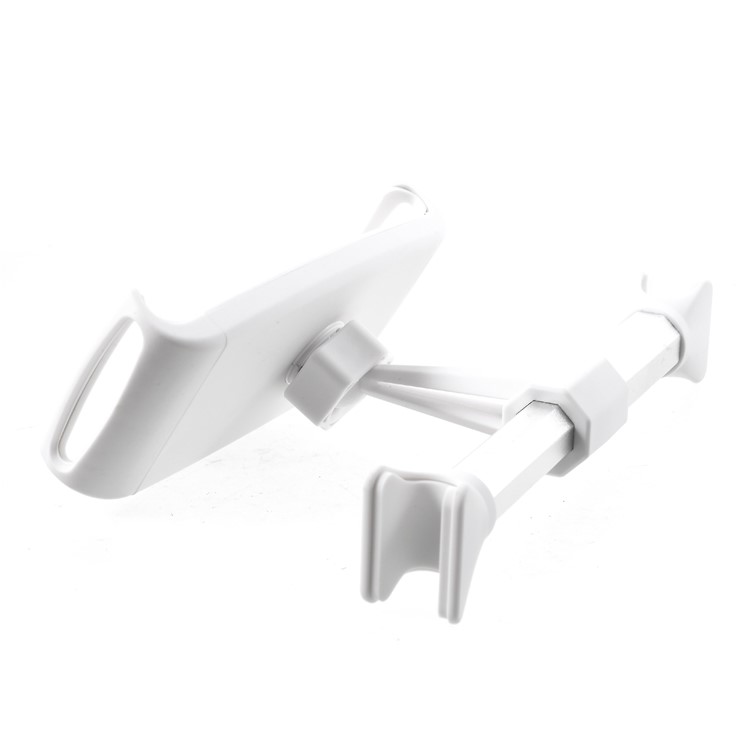 360-degree Rotatable Car Back Seats Pillow Bracket for Smartphones and Tablets - White-9