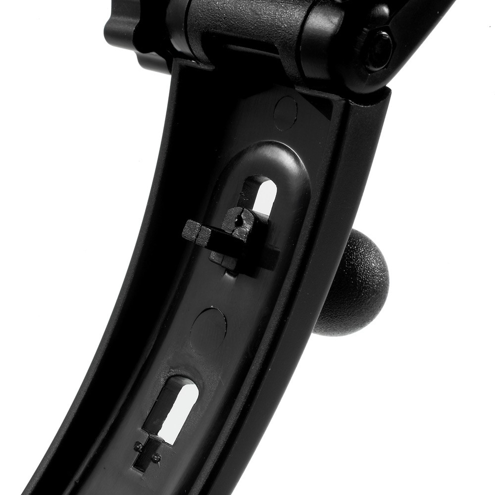 3-in-1 Multifunctional Car Mount Stand for iPhone Samsung Sony, Clamp Range: 5.5 - 8.5cm - Black-10
