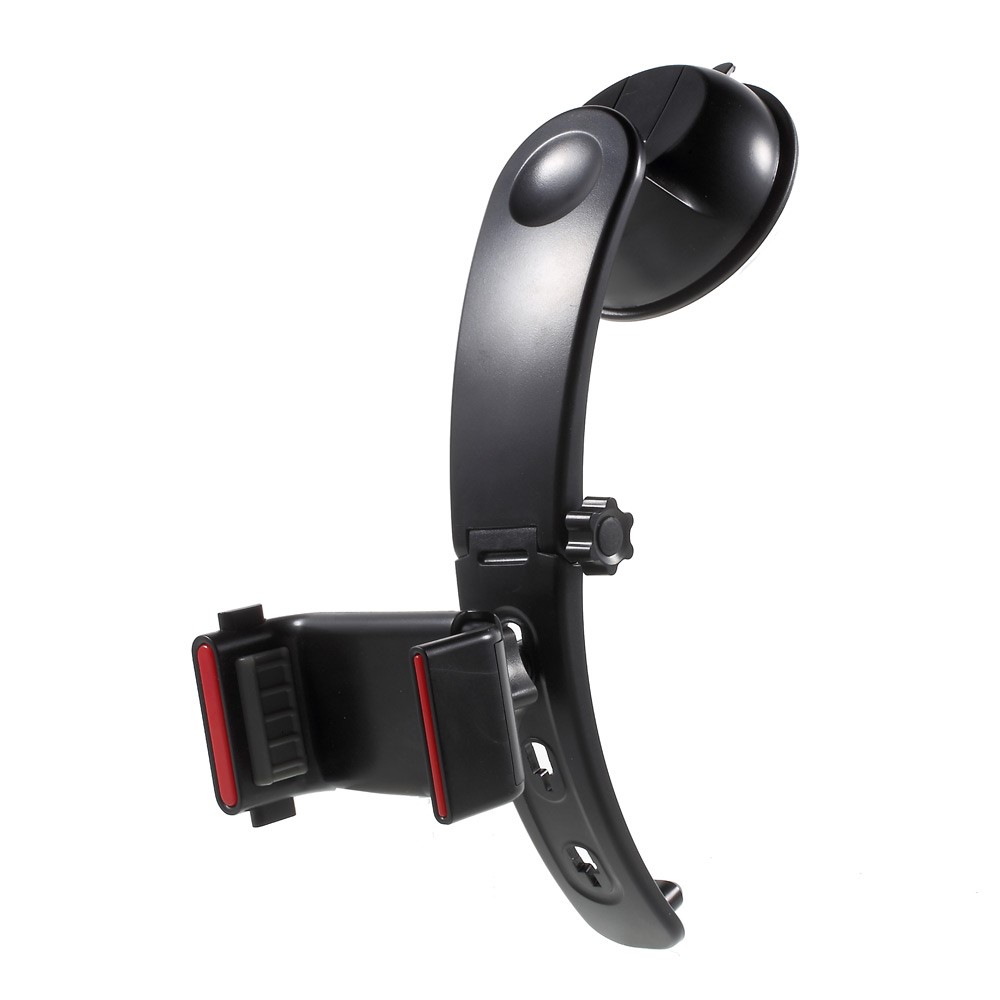 3-in-1 Multifunctional Car Mount Stand for iPhone Samsung Sony, Clamp Range: 5.5 - 8.5cm - Black-5