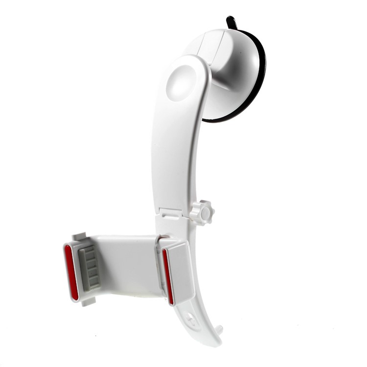 3-in-1 Multifunctional Car Mount Stand for iPhone Samsung Sony, Clamp Range: 5.5 - 8.5cm - White-7