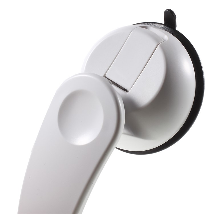 3-in-1 Multifunctional Car Mount Stand for iPhone Samsung Sony, Clamp Range: 5.5 - 8.5cm - White-9