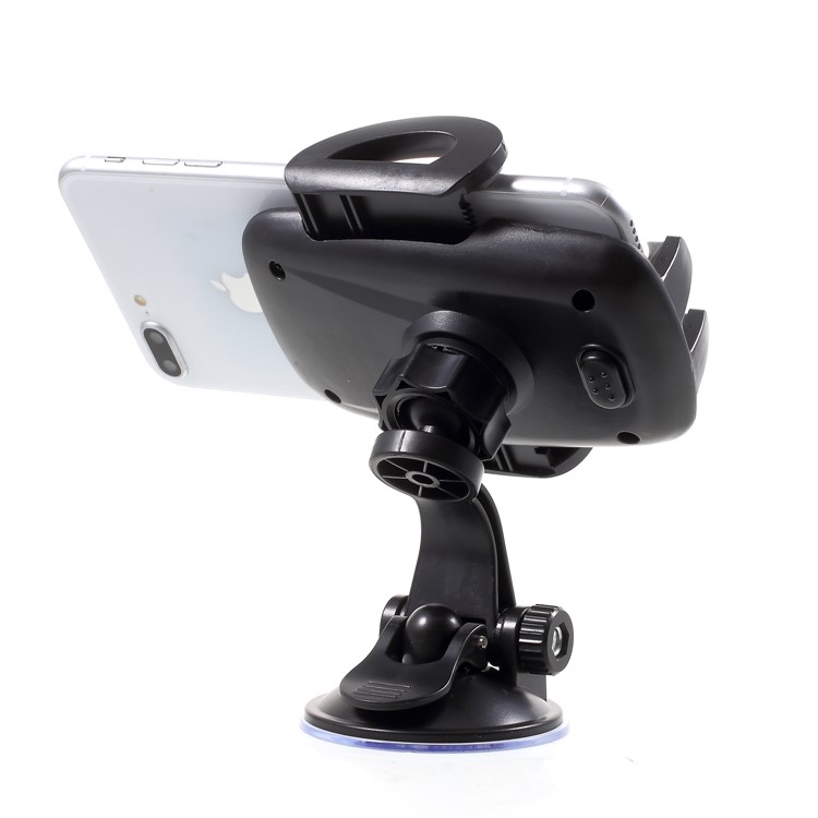 Universal 2-In-1 Car Air Vent Mount + Windshield Suction Cup Phone Holder, Width: 50-95mm - Black-5