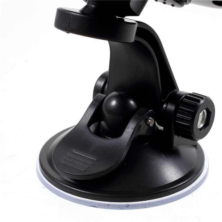 Universal 2-In-1 Car Air Vent Mount + Windshield Suction Cup Phone Holder, Width: 50-95mm - Black-6
