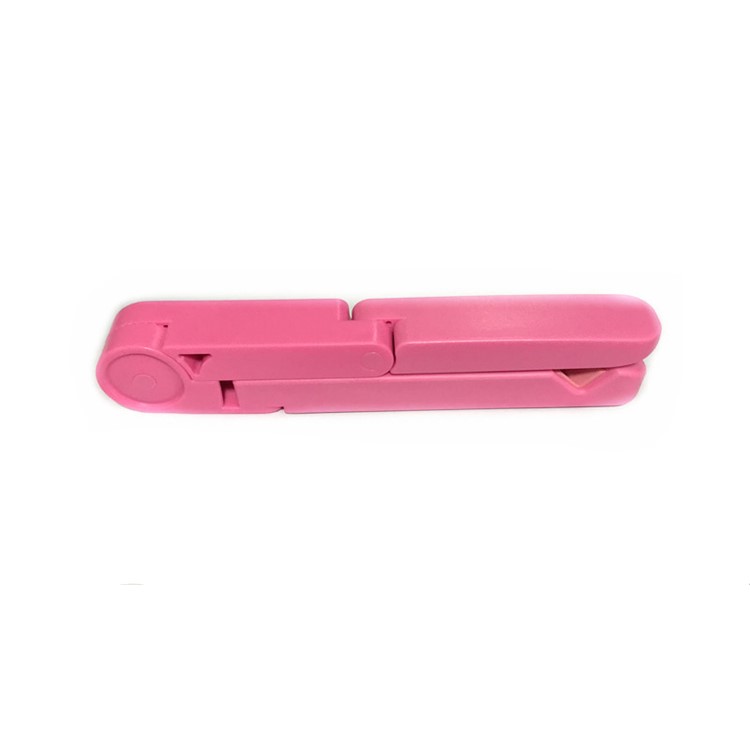 Lightweight Portable Folding Adjustable Desk Holder Mount Stand for Tablets - Rose-1