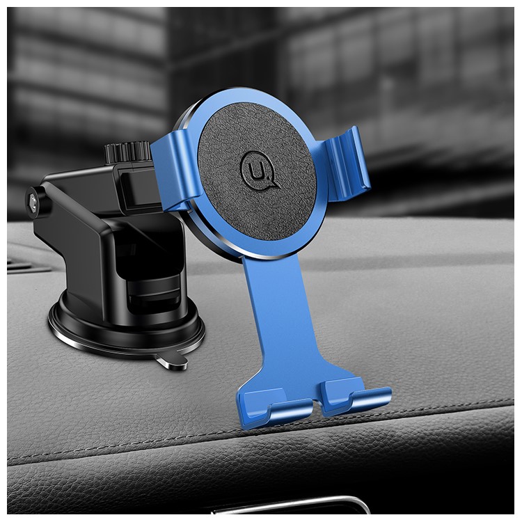 

USAMS US-ZJ036 Adjustable Extensible Dashboard Gravity Strong Suction Car Holder - Blue