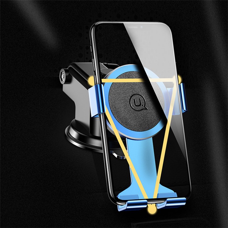 USAMS US-ZJ036 Adjustable Extensible Dashboard Gravity Strong Suction Car Holder - Blue-2