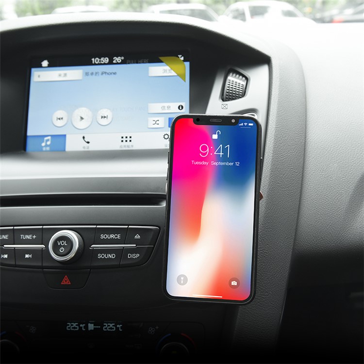 HOCO CA33 Ease Move Air Flow Guiding Mobile Phone Magnetic Car Holder - White-4