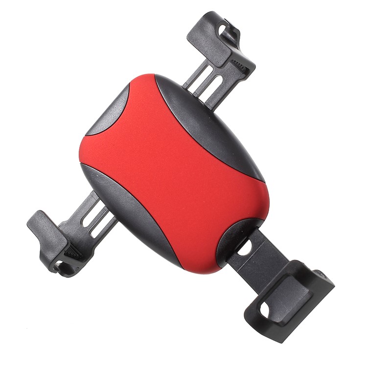 360 Degree Rotating Car Air Outlet Holder Car Mount with Sunglasses Hook for iPhone Samsung Huawei etc. - Red-4