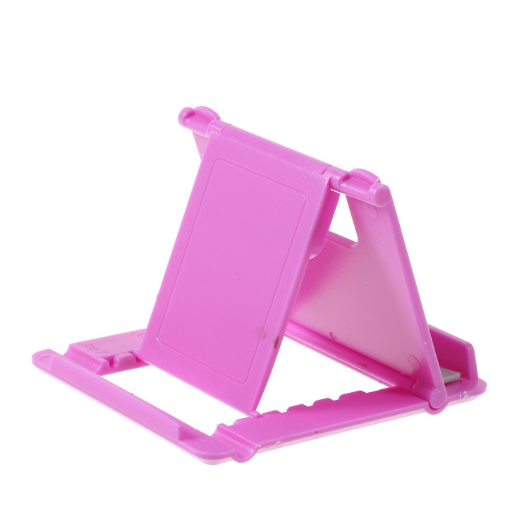 Support De Support De Bureau À Plusieurs Angles Multiples Pliable Pour IPhone Samsung Huawei Smartphone - Mauve