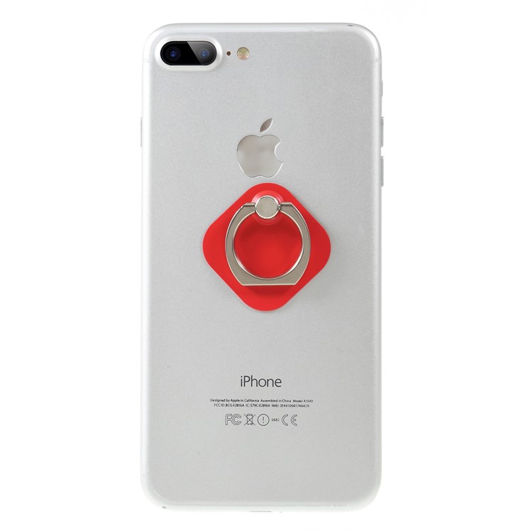 CMZWT Magnetic Phone Ring Kickstand for iPhone Samsung etc. - Red-4