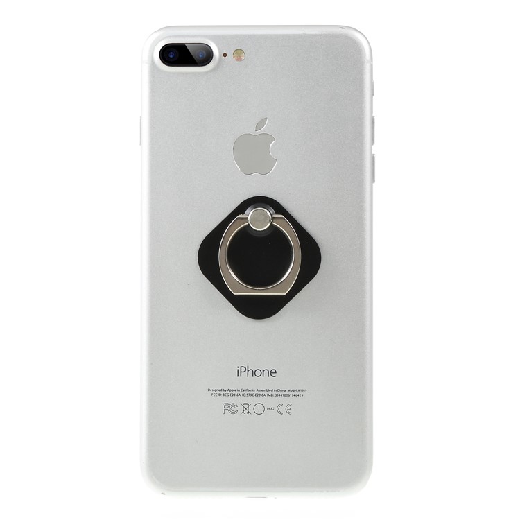 CMZWT Finger Ring Grip Kickstand Bracket for iPhone Samsung etc. - Black-4