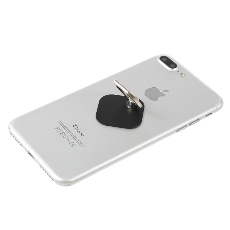 CMZWT Finger Ring Grip Kickstand Bracket for iPhone Samsung etc. - Black-5