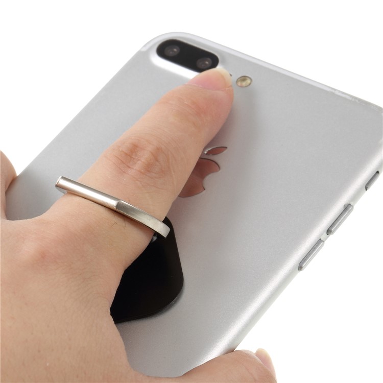 CMZWT Finger Ring Grip Kickstand Bracket for iPhone Samsung etc. - Black-6