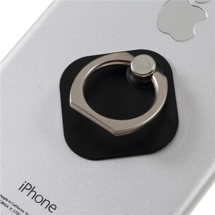 CMZWT Finger Ring Grip Kickstand Bracket for iPhone Samsung etc. - Black-8