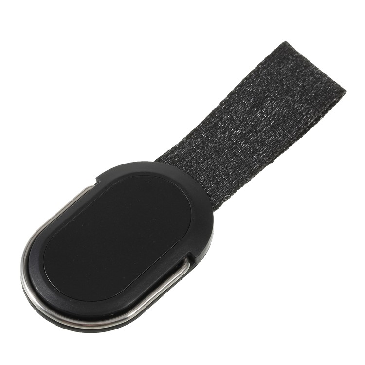 CMZWT Drop Resistant Finger Grip Rotary Ring Holder Desktop Stand for iPhone Samsung Etc. - Black-2