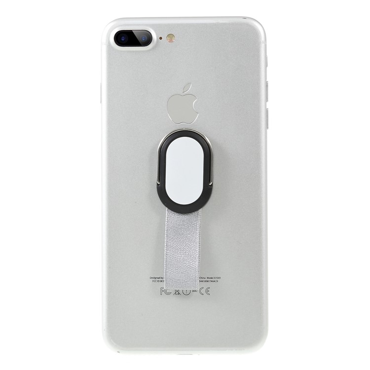 CMZWT Drop Resistant Finger Grip Kickstand Bracket for iPhone Samsung Etc. - White-4