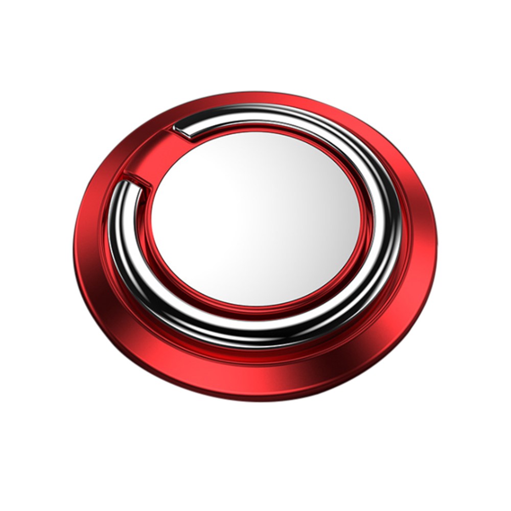 Universal 360 ° Rotación Magnética Soporte Magnético Del Soporte Del Soporte Del Pie Del Teléfono Móvil Del Soporte Del Anillo Para El Iphone Samsung - Rojo-1
