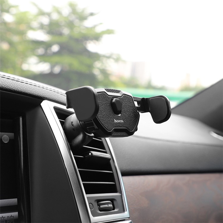 HOCO CA39 Triumph Air Outlet Semi-automatic In-car Holder-9