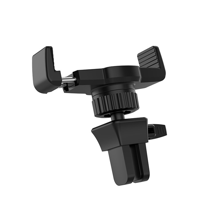 HOCO CA38 Platinum Sharp Car Air Vent Mount Cellphone Holder for iPhone Samsung - All Black-5