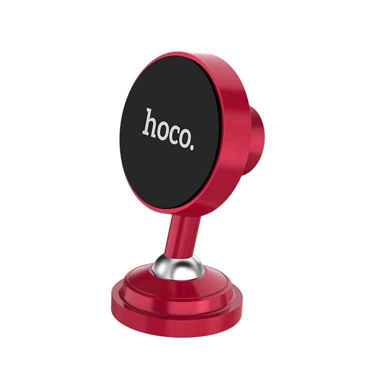 HOCO CA36 Dashboard Metal Magnetic Car Mount Stand for iPhone Samsung - Red-3
