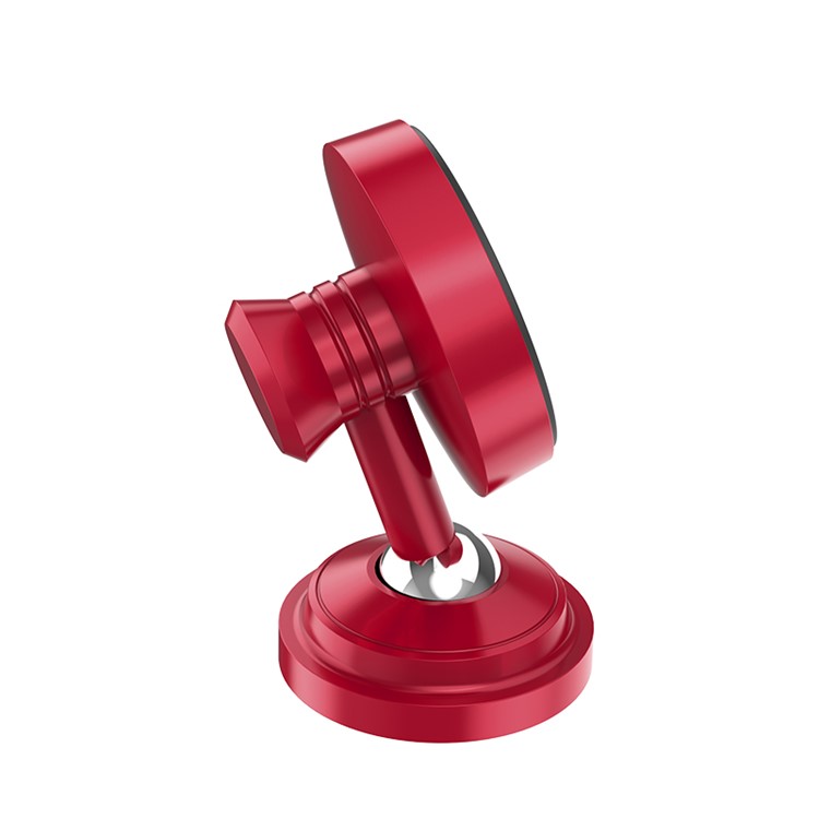 HOCO CA36 Dashboard Metal Magnetic Car Mount Stand for iPhone Samsung - Red-4