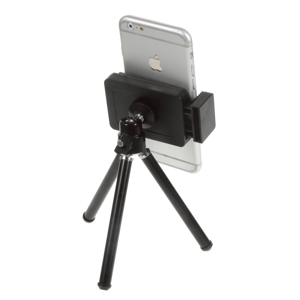 Portable Rotary Tripod Stand with Phone Holder Mount, Size: 5-9cm-3
