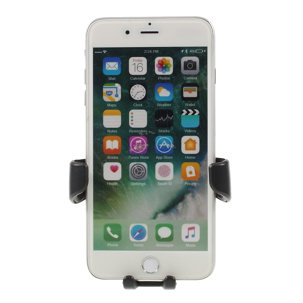 Leather Texture Gravity Car Air Vent Mount Holder for iPhone Samsung-4