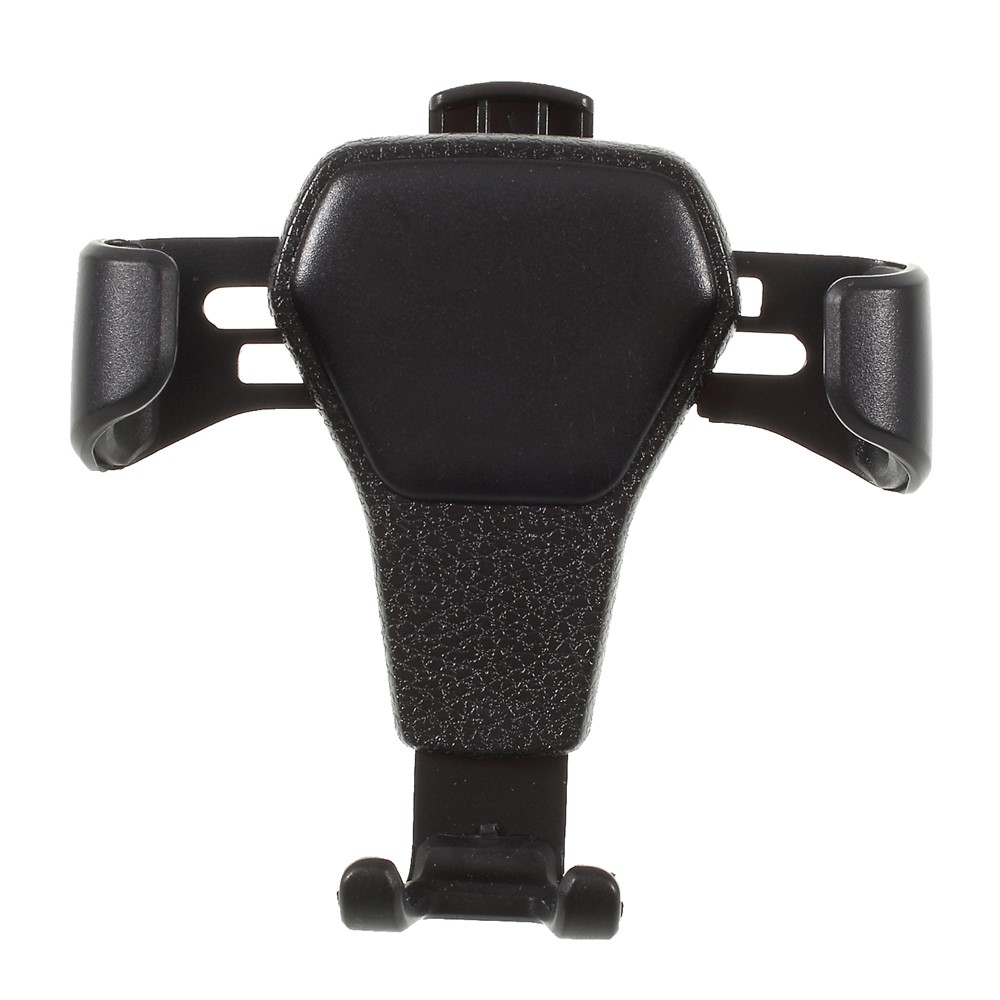 Leather Texture Gravity Car Air Vent Mount Holder for iPhone Samsung-5