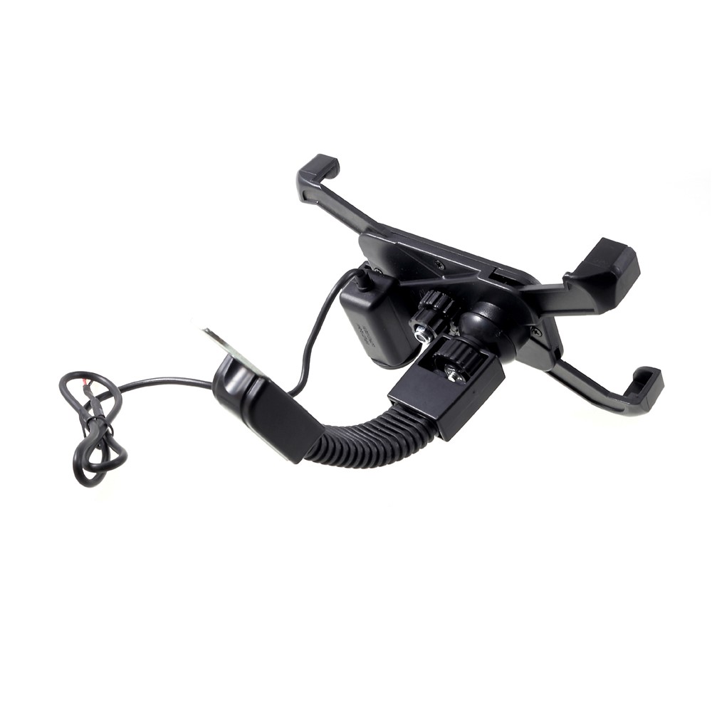 Universal Motorcycle Motorbike Mount Holder Handlebar Bracket Stand for 4-6 inch Smartphone-11