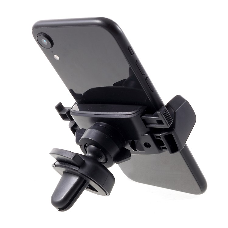 Berço Fácil Do Suporte Da Montagem Do Carro Do Respiradouro De Ar Do Um Toque Mini Para O Iphone Xs / X / 8 / Galáxia S9 De Samsung, Largura: 65mm-90mm-4