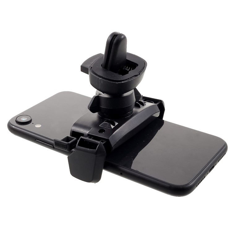 Berço Fácil Do Suporte Da Montagem Do Carro Do Respiradouro De Ar Do Um Toque Mini Para O Iphone Xs / X / 8 / Galáxia S9 De Samsung, Largura: 65mm-90mm-6