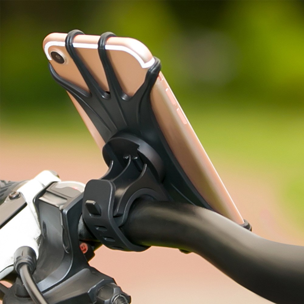 Universeller, Dehnbarer Fahrradhalter Aus Silikon Für Fahrradhalterung Für 4-6 Zoll GPS-11