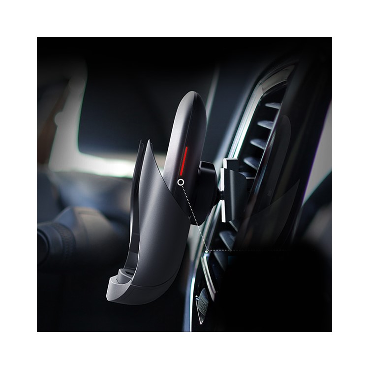 ROCK W23 QI Wireless Charge Car Mount Phone Holder Support FOD Function-10