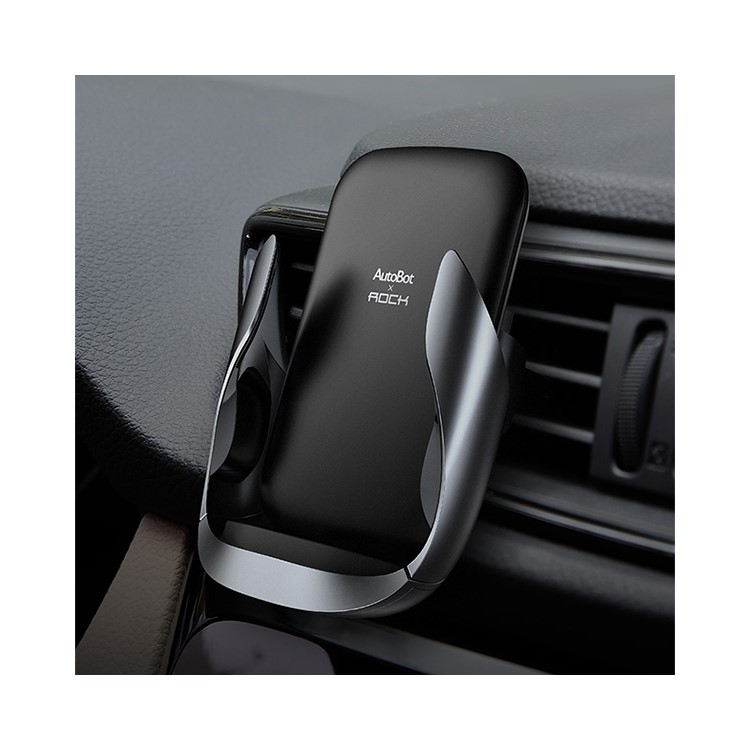 ROCK W23 QI Wireless Charge Car Mount Phone Holder Support FOD Function-12