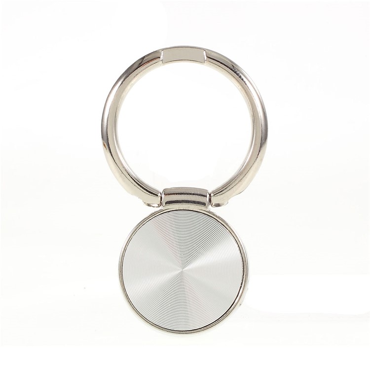 

CD Veins Rotatable Metal Finger Ring Grip Holder for iPhone Samsung Huawei Xiaomi Etc. - Silver, iPhone Xs