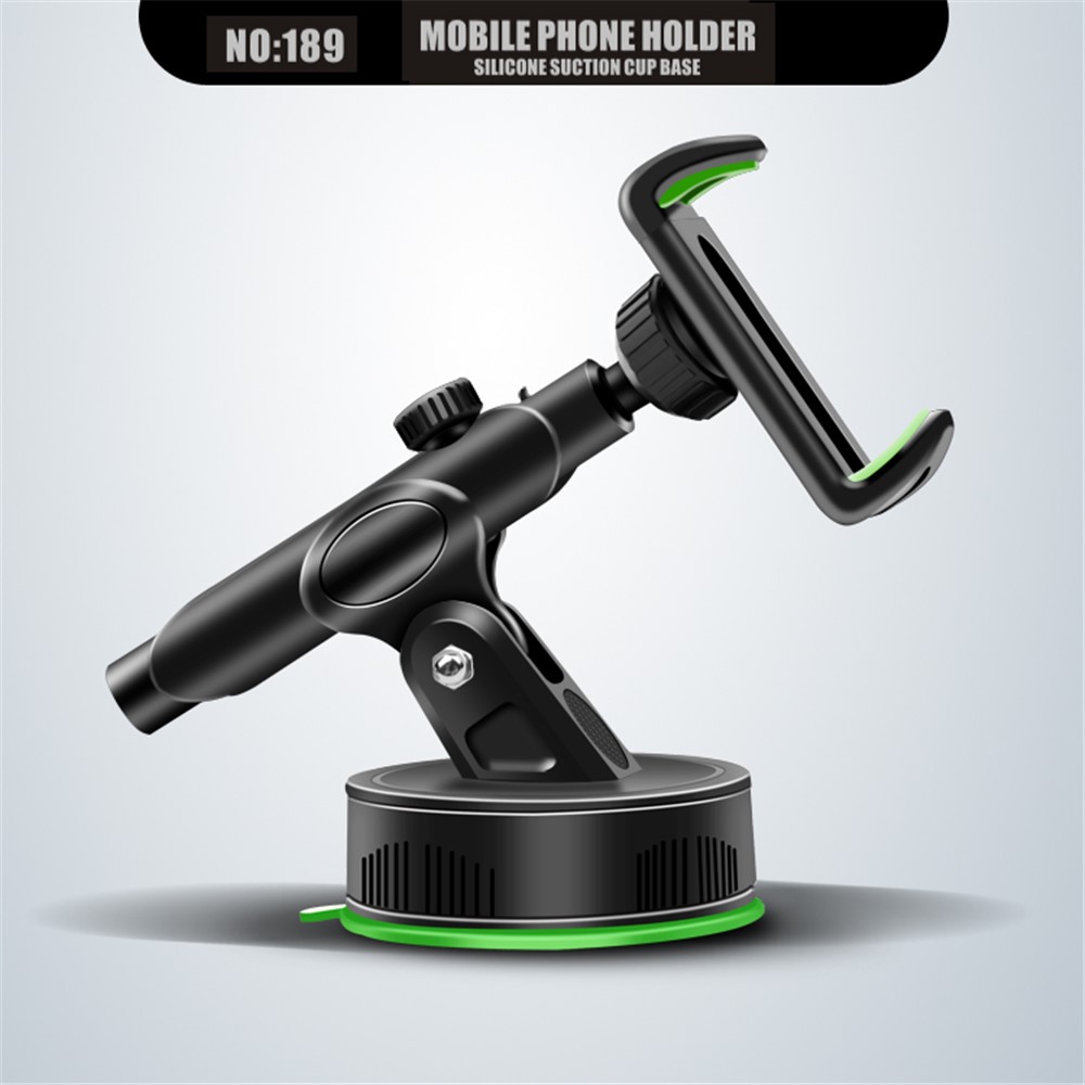 360 Degrees Rotation Suction Cup & Adhesive Car Mount Holder, Clamp Width: 50-85mm-1