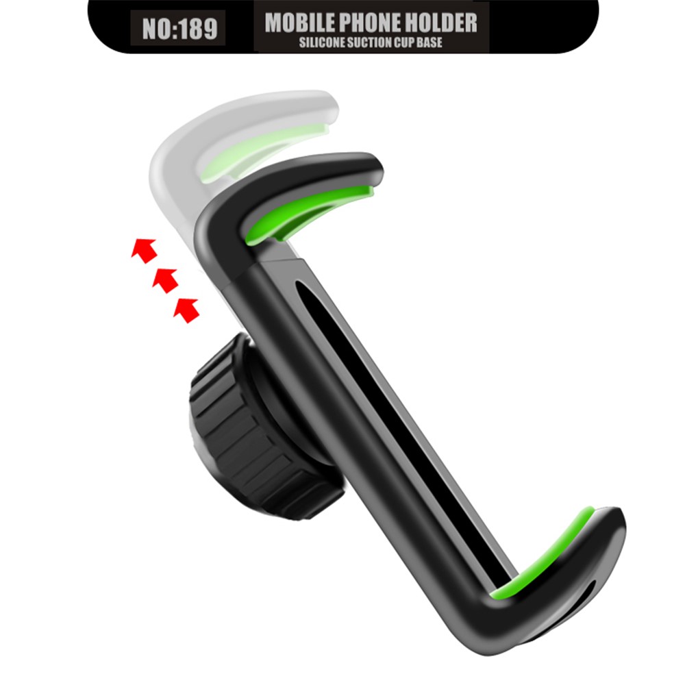 360 Degrees Rotation Suction Cup & Adhesive Car Mount Holder, Clamp Width: 50-85mm-3