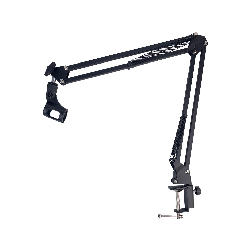 Rodd NB-35 Rundfunkstudio Mikrofon Mic Ständer Metall Boom Scissor Suspension Armhalterung - Schwarz-6