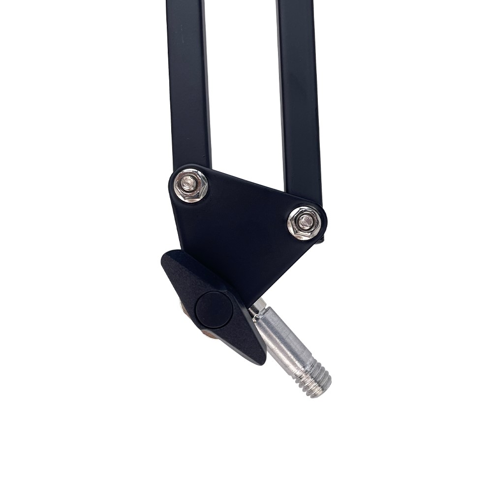 Rodd NB-35 Rundfunkstudio Mikrofon Mic Ständer Metall Boom Scissor Suspension Armhalterung - Schwarz-8