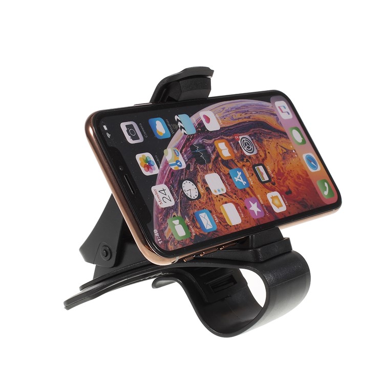 Universal Clip On Car HUD GPS Dashboard Mount Phone Holder Non-slip Stand-1