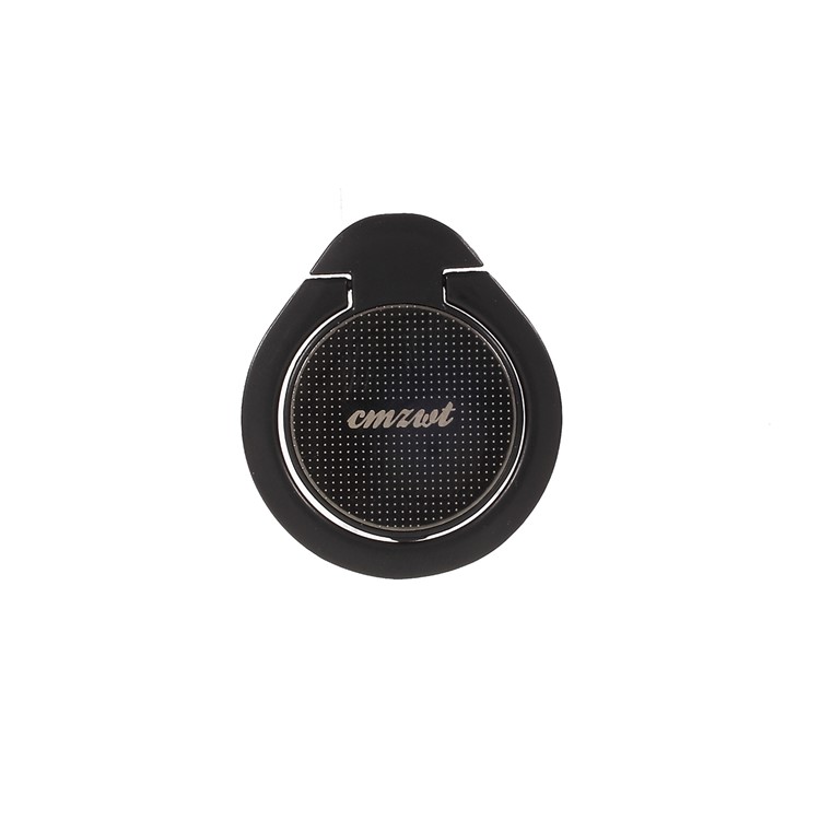 Ultra-thin Mobile Phone Ring Grip Stand Holder - Black-5