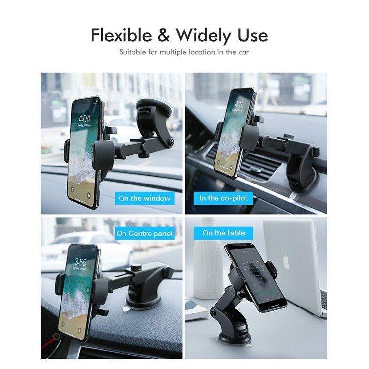 Car Phone Holder Stand Suction Cup Clip-on Car Navigation Bracket-3