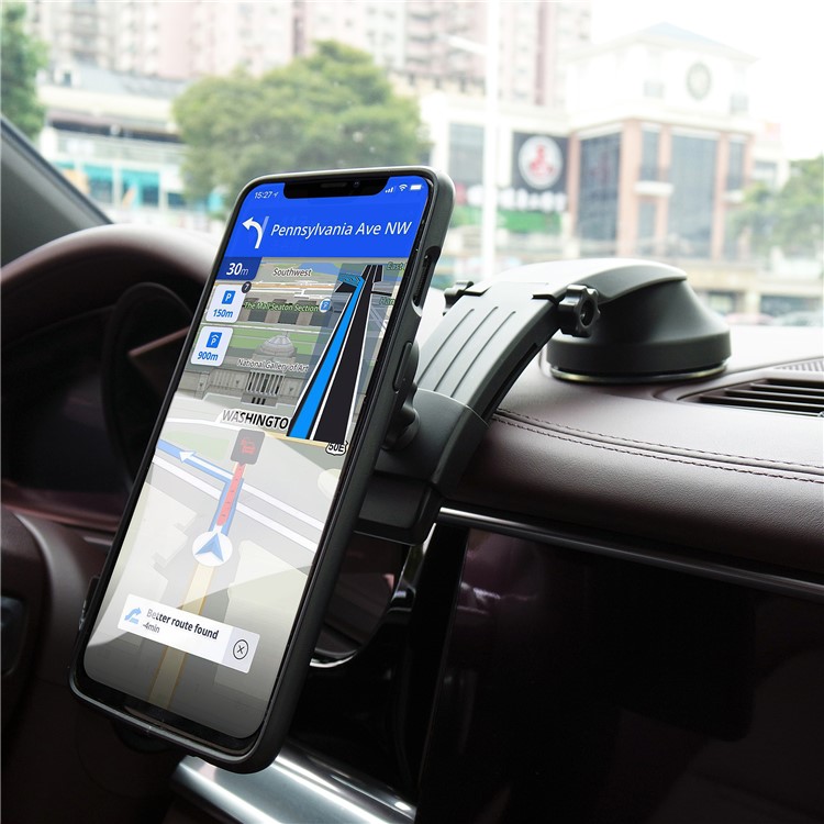 DP-PHS260 Adjustable Gravity Strong Magnetic Windshield Car Phone Mount Holder Long Arm Car Mount-14