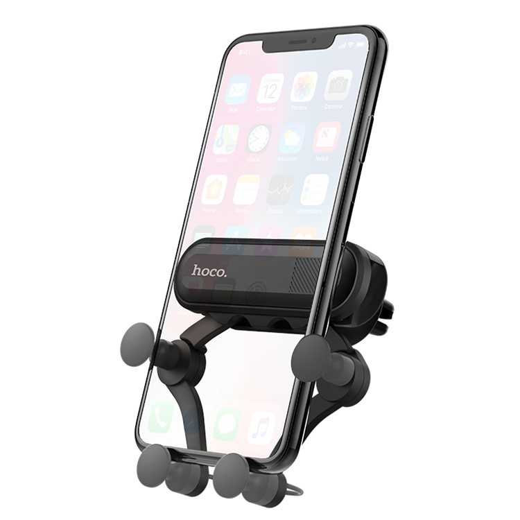 HOCO CA51 Air Outlet Gravity Car Holder For Phone in Car Air Vent Clip Mount Stand-3