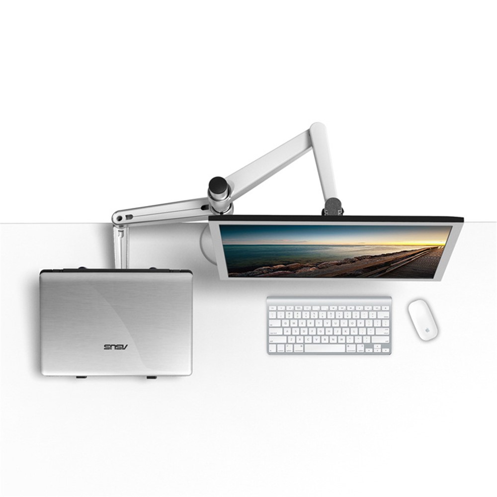 Monitor UPERGO E Montagem Para Laptop Com Suporte Para Monitor De Braço De 17-32 Polegadas E Suporte Para Laptop De 10-17 Polegadas-7