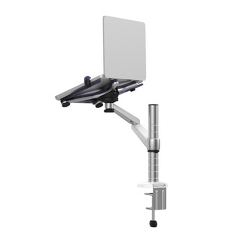 UPERGO OA-1S Soporte Para Computadora Portátil / Tableta De Doble Uso Soporte Giratorio Ajustable En Altura Para Computadora Portátil De 10-15 Pulgadas Tableta De 9-10 Pulgadas - Plata-2