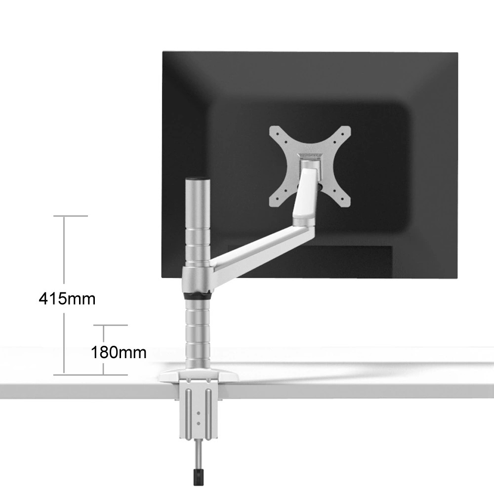 Soporte de Piso de Computadora Multifunción UPERGO OA-3S Para Portátiles/tableta/portátil de Teléfono Inteligente Con Bandeja de Mouse - Plata