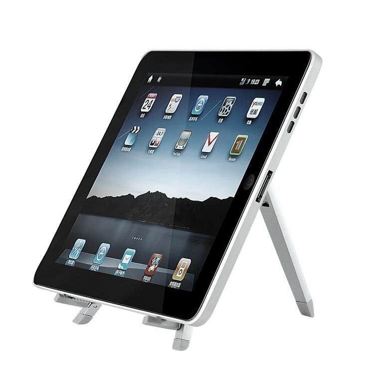 UPERGO UP-3 Soporte Plegable Para Teléfono, Aleación De Aluminio, ángulo Ajustable, Tabletas De Ipad De 7-10 Pulgadas, Soportes Para PC - Plata-2