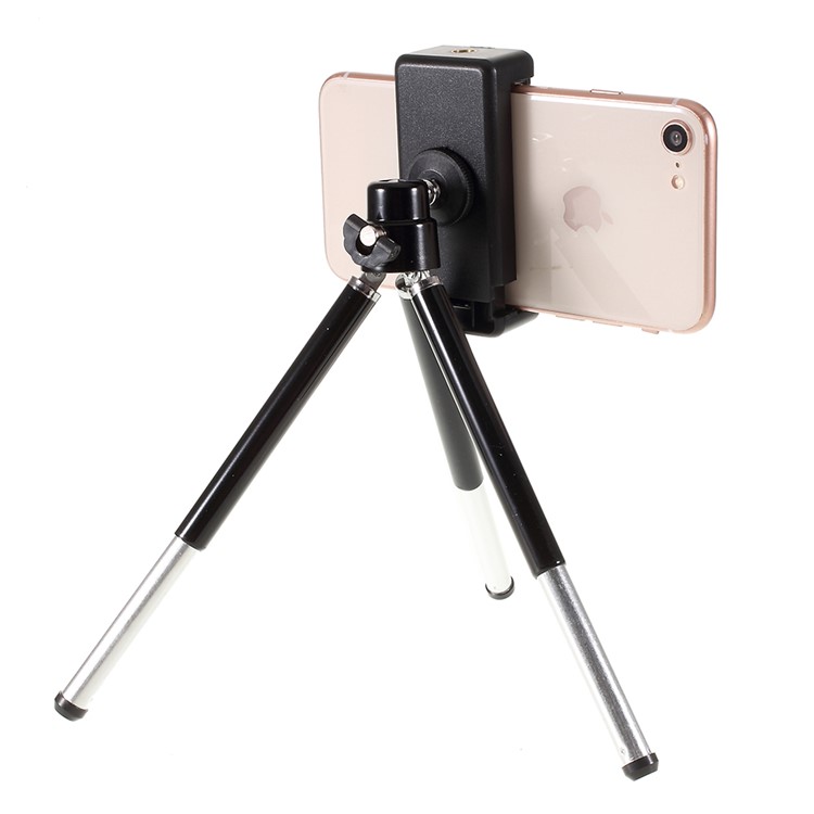 Portable and Extendable Mini Selfie Stick with Tripod Desktop Mount Phone Holder-10